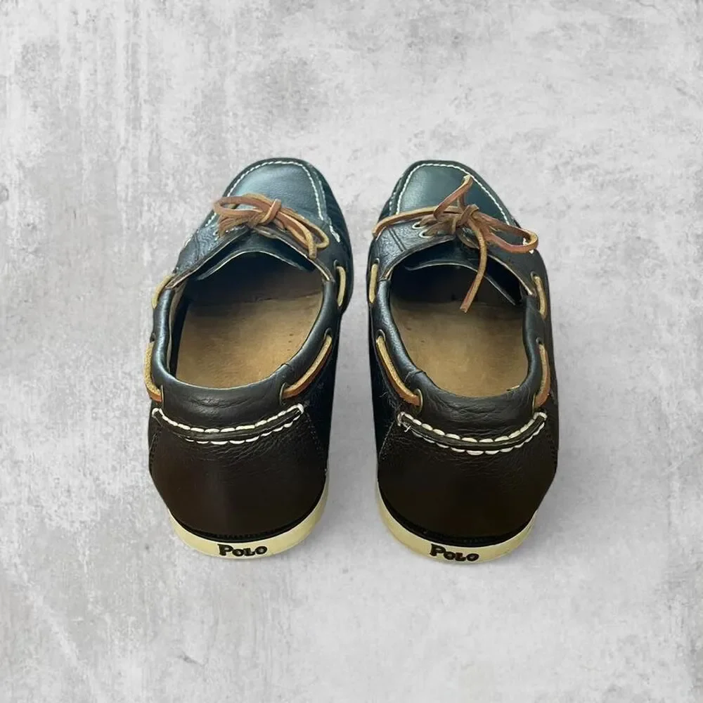 Polo Ralph Lauren Bernard Leather Boat Shoes | Men’s Size 13D | Loafers
